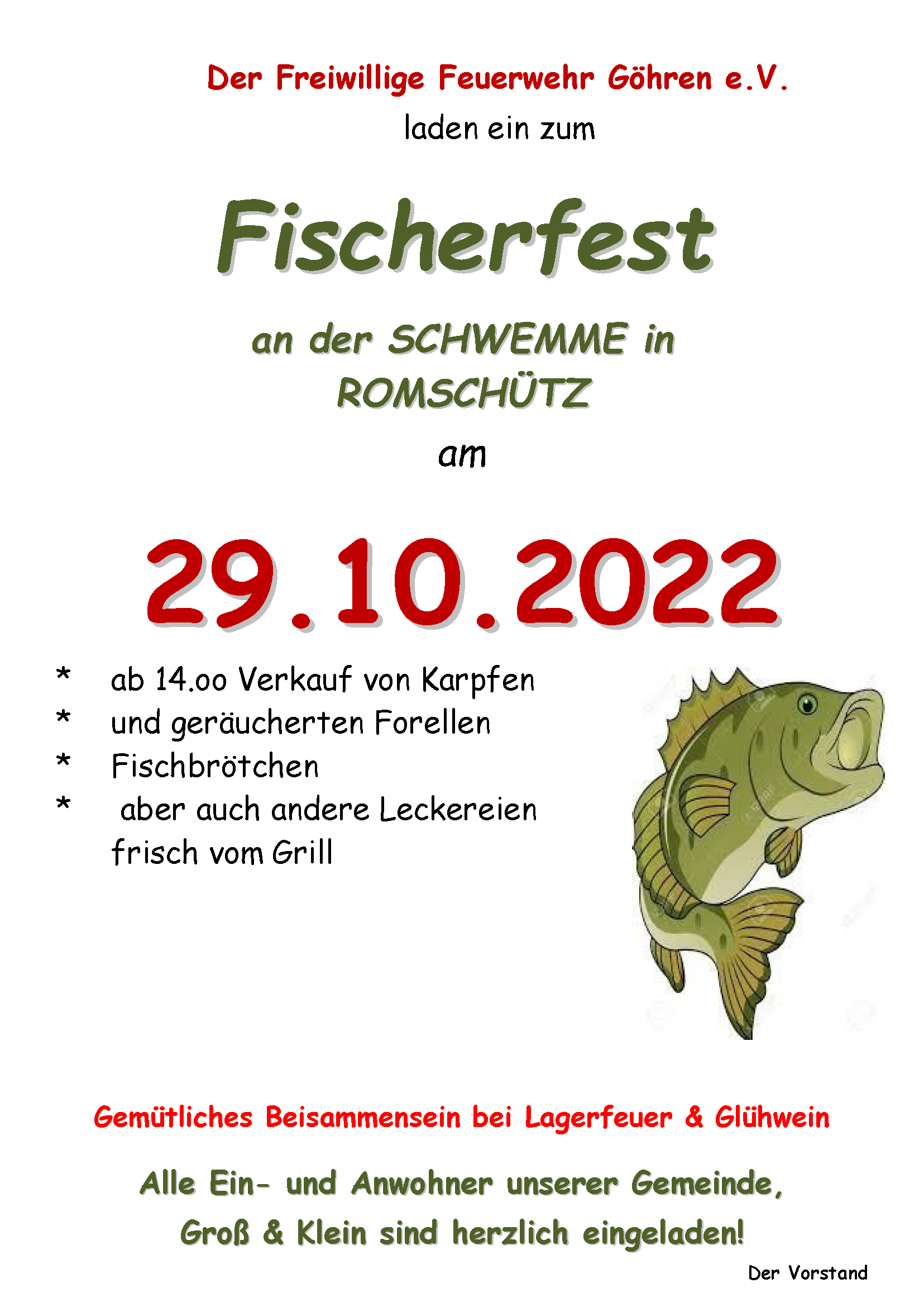 Abfischen 2022