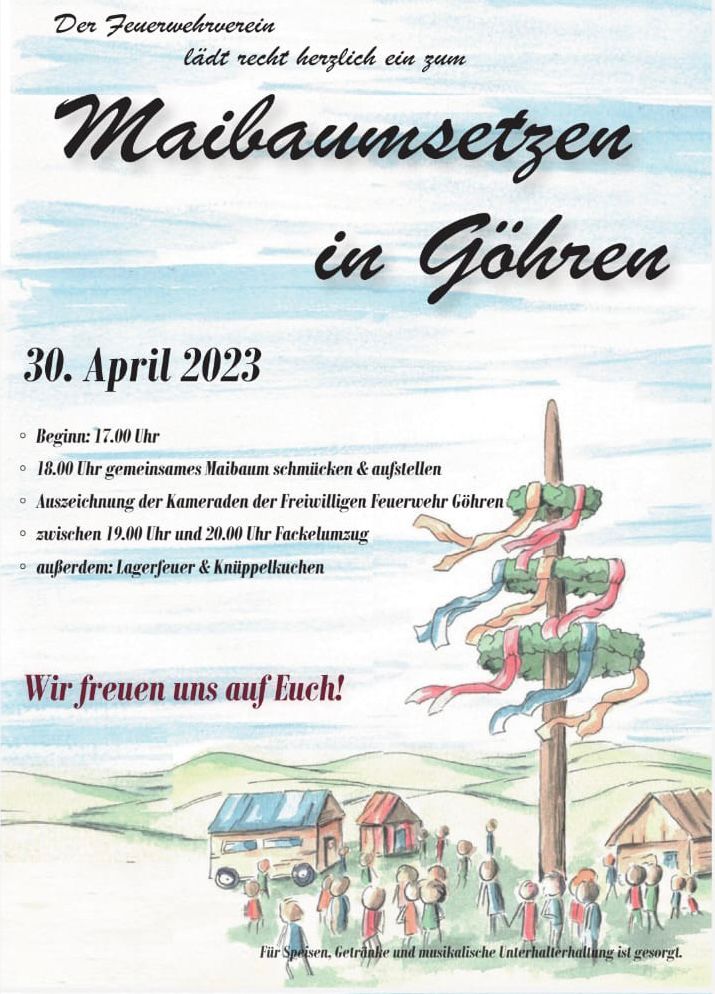 Maibaumsetzen 2023